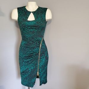 Cache leopard print dress